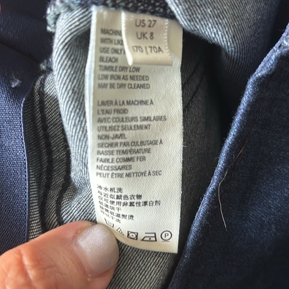 NWT‼️Free People Penny Pull On Stretch Moody Blue Medium Wash Jeans size 27 - Picture 9 of 10